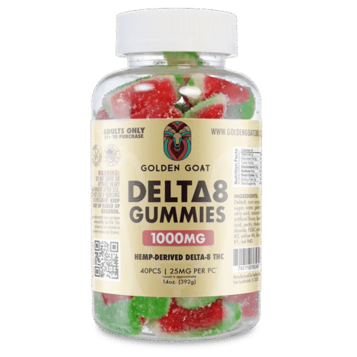 Delta 8 Gummies 1000mg – Watermelon Slices